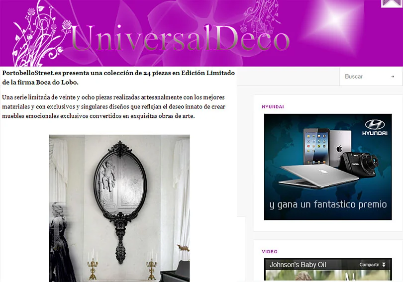 Productos Artesanalmente Realizados con Portobello universaldeco.es