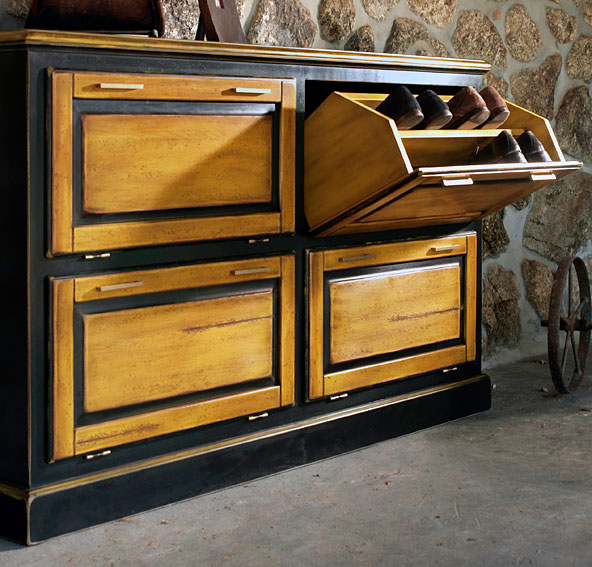 Zapatero 4 caj. horizontal Provenzal de lujo en